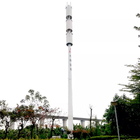 Σωληνοειδής πύργος σωλήνων κεραιών τηλεπικοινωνιών Πολωνού χάλυβα ιστών 15 Mtr Guyed που γαλβανίζεται