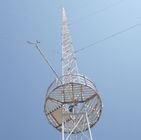 Τρίποδος πύργος καλωδίων Guyed κεραιών δικτυωτού πλέγματος χάλυβα