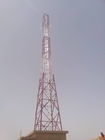 Rdu 80m κινητός γαλβανισμένος χάλυβας καυτής εμβύθισης πύργων τηλεπικοινωνιών