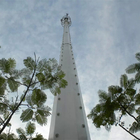 Μονοπωλιακός πύργος Πολωνός χάλυβα τηλεπικοινωνιών σκόνη 15 μέτρων που ντύνεται