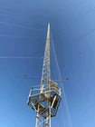 Q235 γαλβανισμένος γωνίας πύργος 4 κυττάρων χάλυβα κινητός ραδιο εξοπλισμός τηλεοπτικής αναμετάδοσης ποδιών