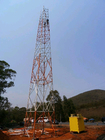 πόδι 3 4 30m πύργος δικτυωτού πλέγματος χάλυβα τηλεπικοινωνιών ποδιών 5G Διαδίκτυο WIFI αυτοφερόμενος