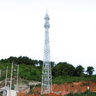 Ηλεκτρική δομή χάλυβα 25m πύργος δικτυωτού πλέγματος Guyed