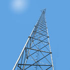 Ηλεκτρική δομή χάλυβα 25m πύργος δικτυωτού πλέγματος Guyed