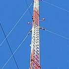 Πύργος καλωδίων επικοινωνίας 10m Guyed χάλυβα δικτυωτού πλέγματος