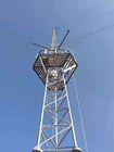 πύργος δικτυωτού πλέγματος Guyed ιστών επικοινωνίας 50m ηλεκτρικός