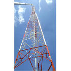 3 αυτοφερόμενος πύργος δικτυωτού πλέγματος επικοινωνίας 10m χάλυβα γωνίας ποδιών