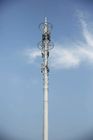 Τηλεπικοινωνίες 36m σωληνοειδής πύργος χάλυβα 4 κοινής γαλβανισμένης τμήματα επιφάνειας ολίσθησης
