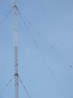 Γαλβανισμένος ιστός τηλεπικοινωνιών πύργων καλωδίων 50m Guyed