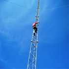 Επικοινωνία 80m τηλεπικοινωνιών πύργος δικτυωτού πλέγματος Guyed