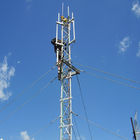 Τηλεπικοινωνίες 15m κεραιών πύργος ιστών Guyed