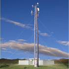 Τριγωνικό ραδιόφωνο επικοινωνίας πύργων καλωδίων 3 με πόδια Guyed