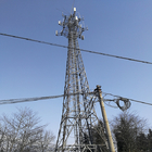 τηλεπικοινωνίες δικτυωτού πλέγματος αγγέλου χάλυβα 4 45m με πόδια γαλβανισμένες πύργος