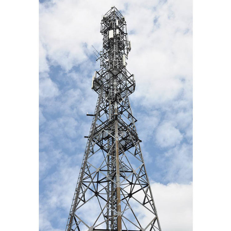 Αυτοφερόμενος σημάτων GSM γωνίας πύργος τηλεπικοινωνιών χάλυβα κινητός