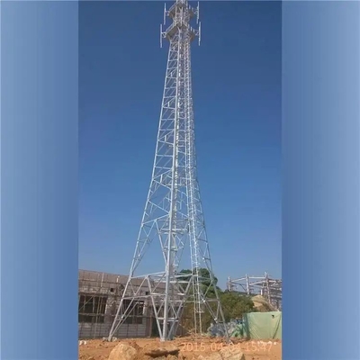 Γαλβανισμένος αυτοστηριζόμενος πύργος τηλεπικοινωνιών με γωνιακό χάλυβα Q345 Q235