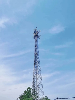 Τέσσερις με πόδια Q345B τηλεπικοινωνιών πύργος επικοινωνίας χάλυβα κυττάρων γαλβανισμένος πύργοι