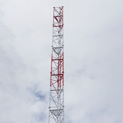 3 ποδιών γωνιακός πύργος επικοινωνίας χάλυβα αυτοφερόμενος
